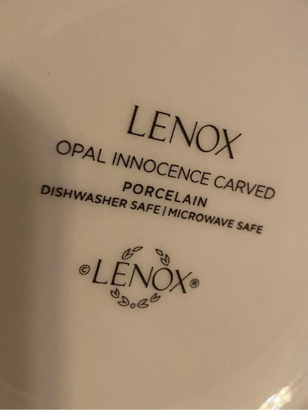 Lenox ceramic pitcher